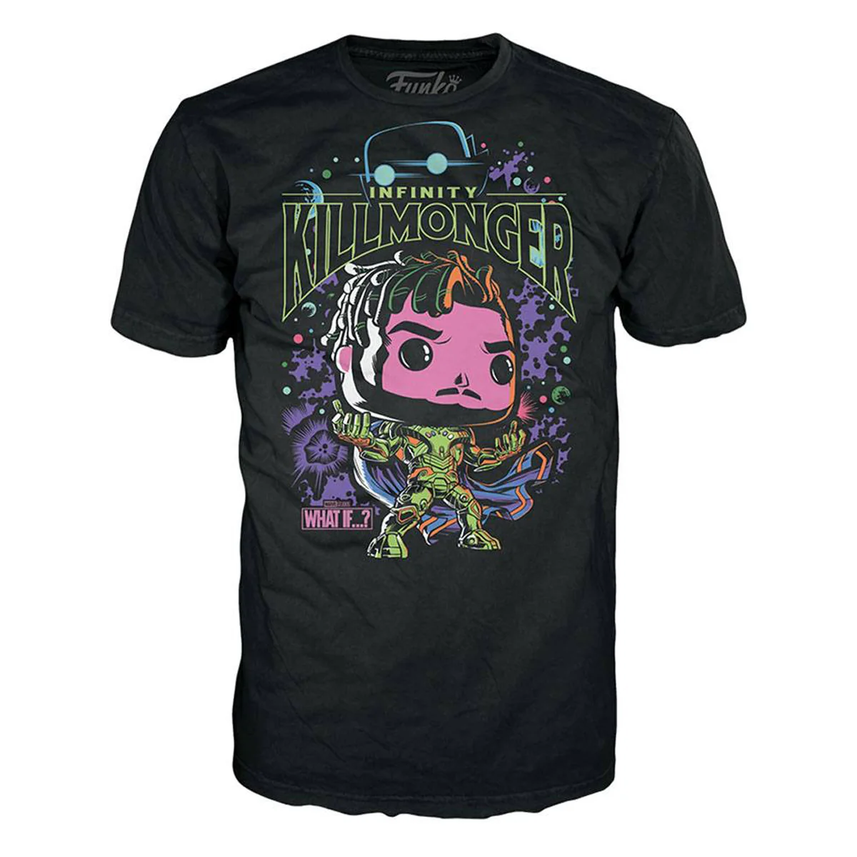 Killmonger (Blacklight) What...If? Marvel Funko Pop! & Tee Box - Image 3