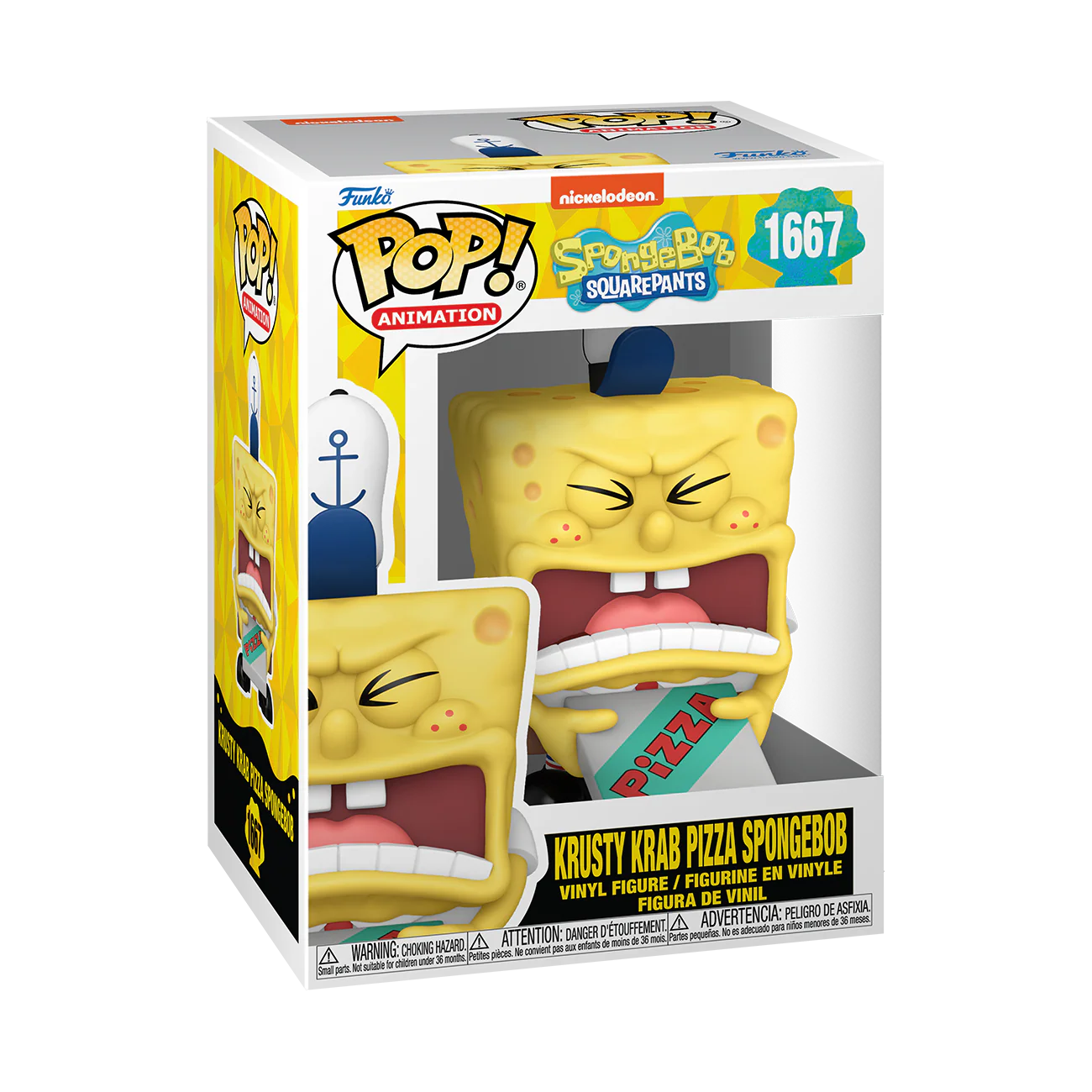 Krusty Krab Pizza SpongeBob Squarepants Funko Pop! Animation Vinyl Figure - Image 2