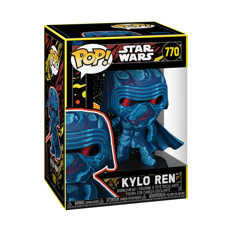 Kylo Ren (Retro) Funko Pop! Star Wars Vinyl Figure - Image 2