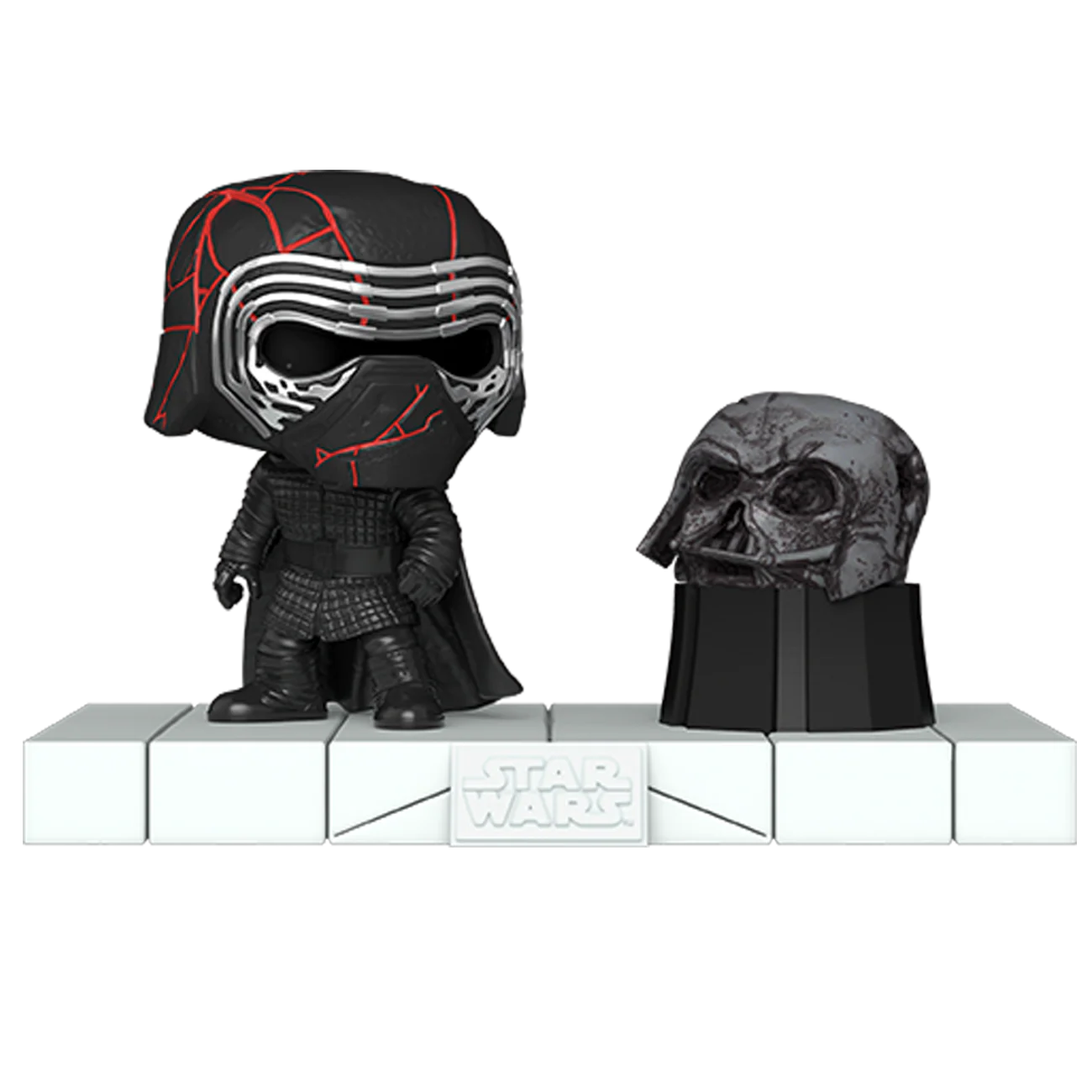 Kylo Ren with Darth Vader's Helmet Star Wars Dark Side Funko Pop! Moment Vinyl Figure