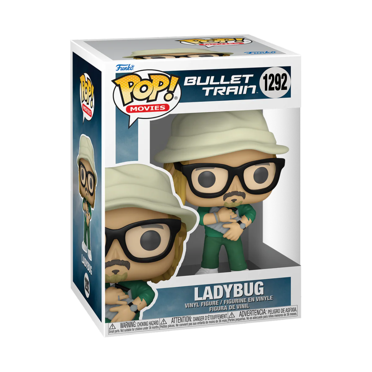 Ladybug Bullet Train Funko Pop! Movies Vinyl Figure Common + Chase Bundle - Image 5