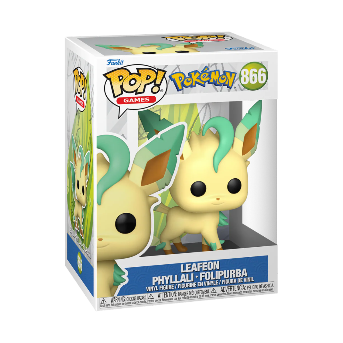 Leafeon Pokemon Funko Pop! Games Vinyl Figure - Image 2
