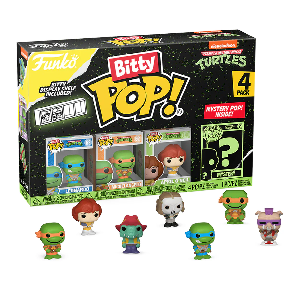 Leonardo 4-Pack TMNT Funko Bitty Pop! Vinyl Figures