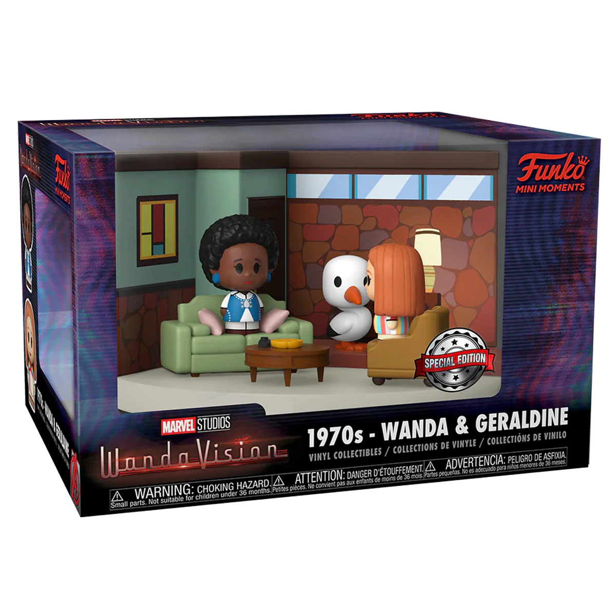 Living Room 70's WandaVision Marvel Funko Mini Moments Diorama - Image 2