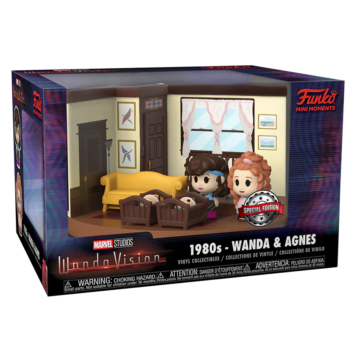 Living Room 80's WandaVision Marvel Funko Mini Moments Diorama - Image 2