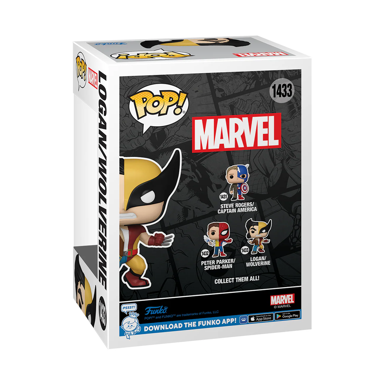 Logan/Wolverine Split Funko Pop! Marvel Vinyl Figure - Image 3