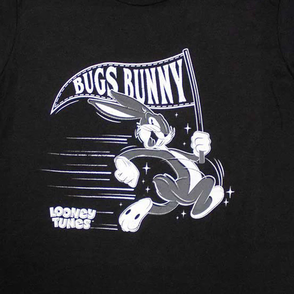 Looney Tunes Retro Bugs Flag T Shirt - Image 2