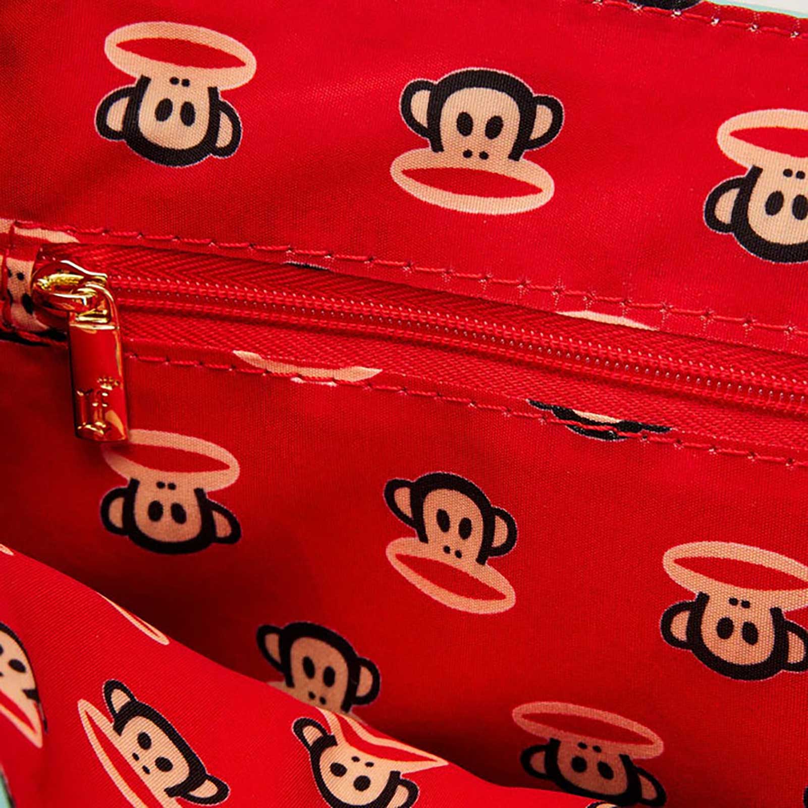 Loungefly Paul Frank Crossbody Bag Rainbow Group new Official Blue - Image 4