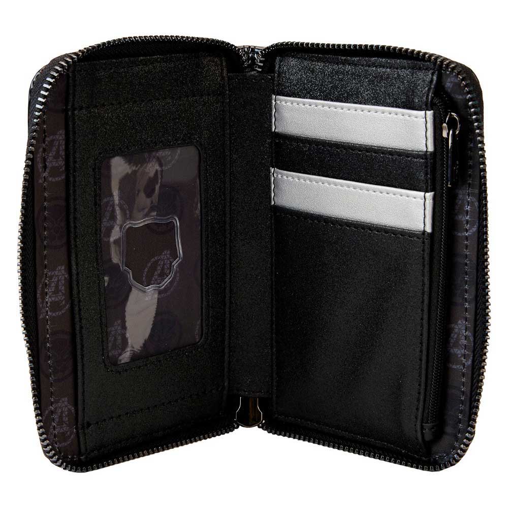 Loungefly Zip Around Purse Black Panther Shine Cosplay new Official Black - Image 3
