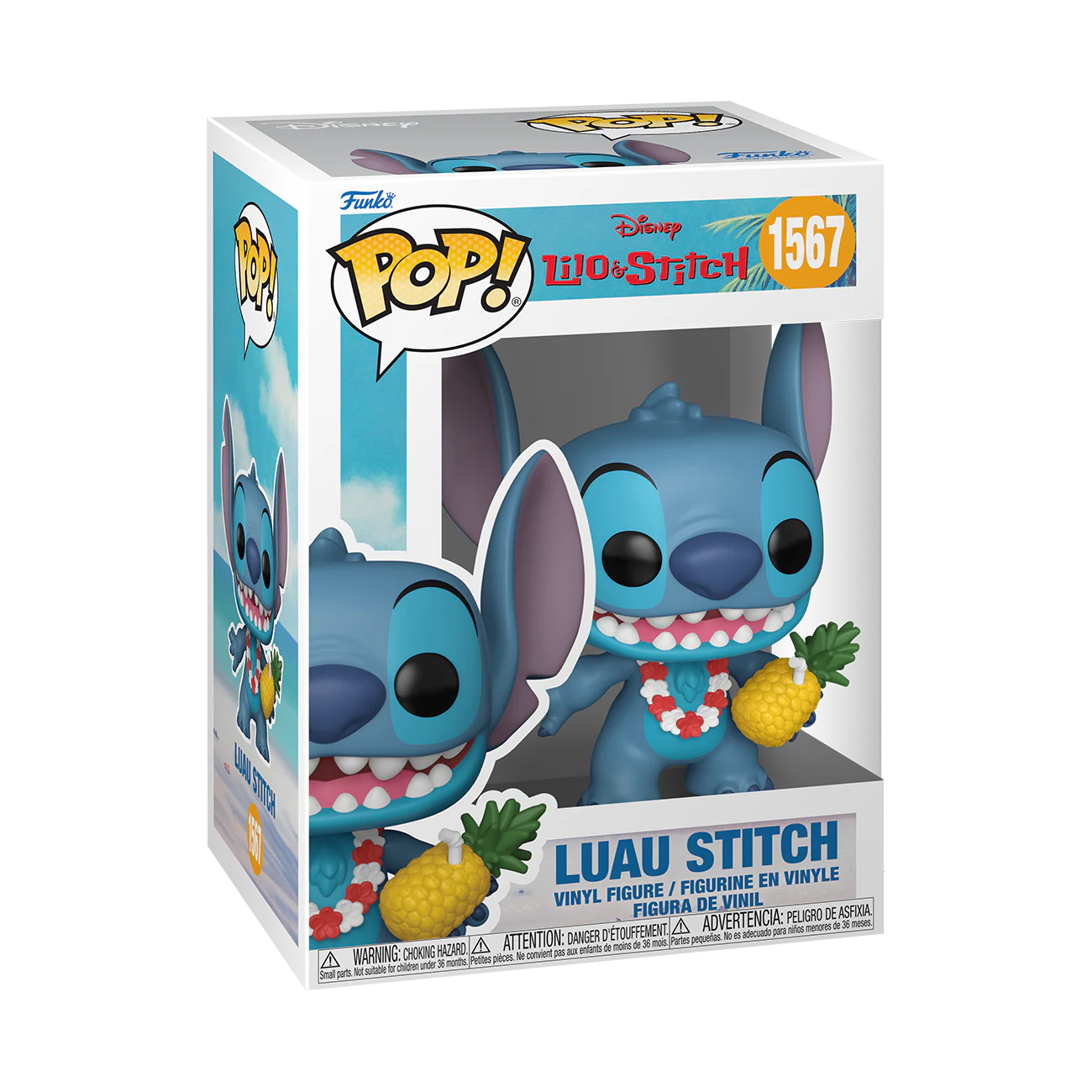 Luau Stitch Lilo & Stitch Funko Pop! Disney Vinyl Figure - Image 2