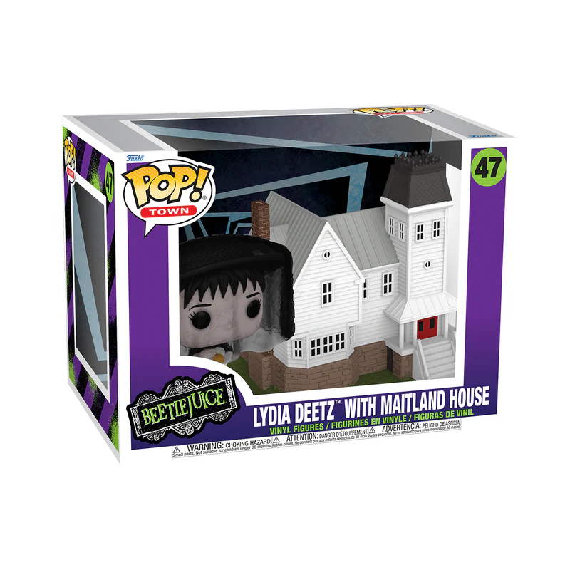 Lydia Deetz with Maitland House Beetlejuice Funko Pop! Town Vinyl Figure - Image 2