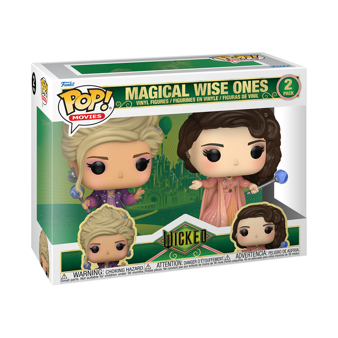 Magical Wise Ones 2-Pack Wicked Funko Pop! Movies Vinyl Figure - Image 2