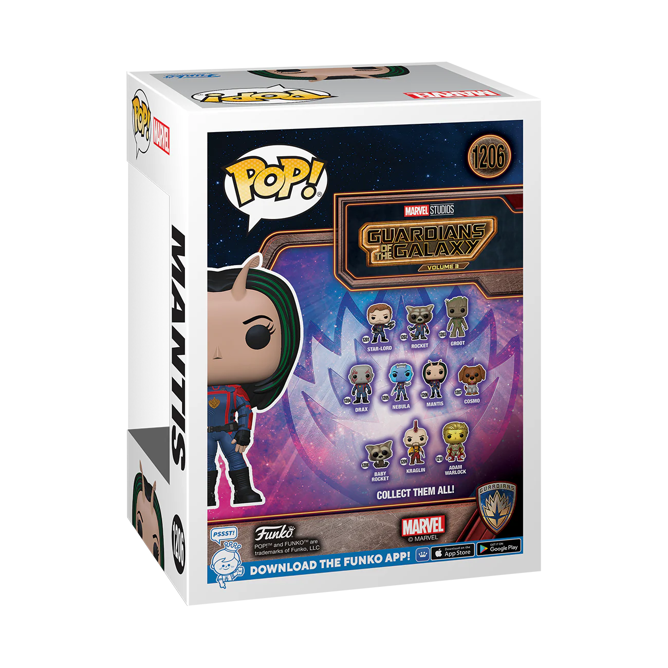 Mantis GOTG Vol 3 Funko Pop! Marvel Vinyl Figure - Image 3