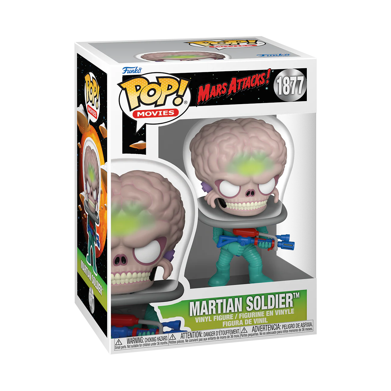 Mars Attacks! Funko Pop! Movies Vinyl Figure Bundle of 4 - Image 6