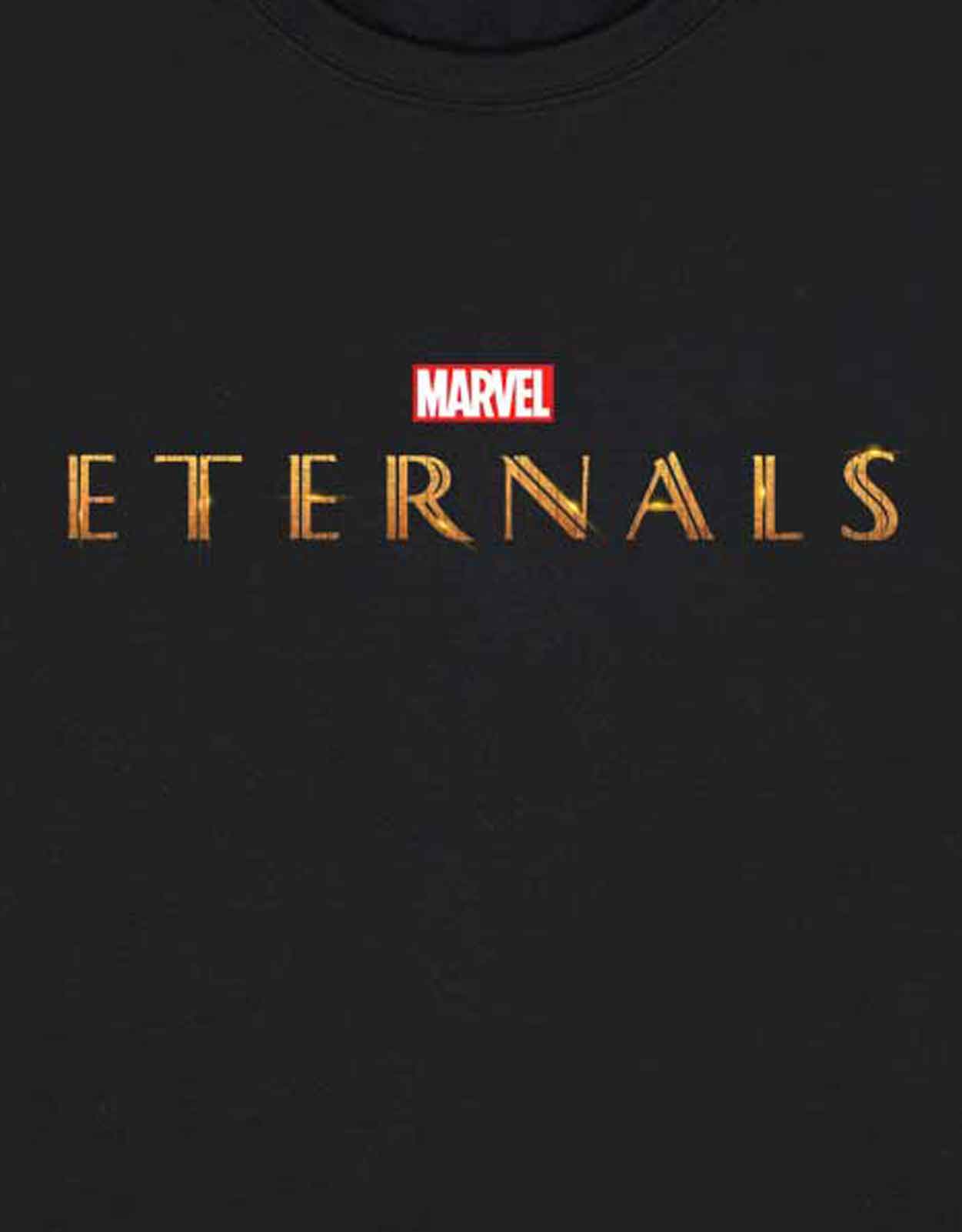 Marvel Comics T Shirt Eternals Movie Logo new Official Mens Black - Image 3