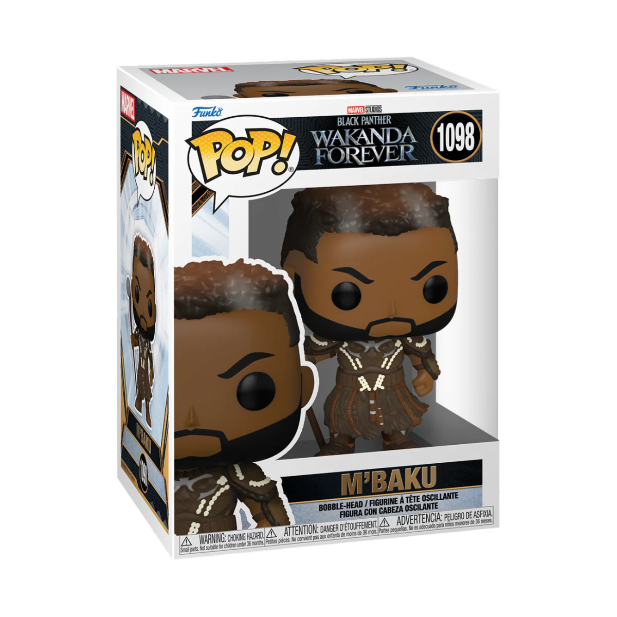 M'Baku Black Panther Funko Pop! Marvel Vinyl Figure - Image 3