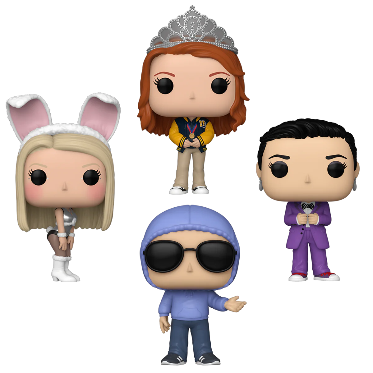 Mean Girls Funko Pop! Movies Vinyl Figure Bundle of 4