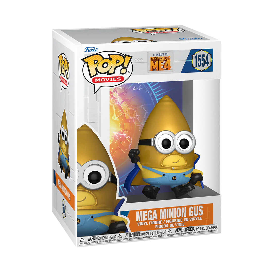 Mega Minion Gus Despicable Me 4 Funko Pop! Movies Vinyl Figure - Image 2