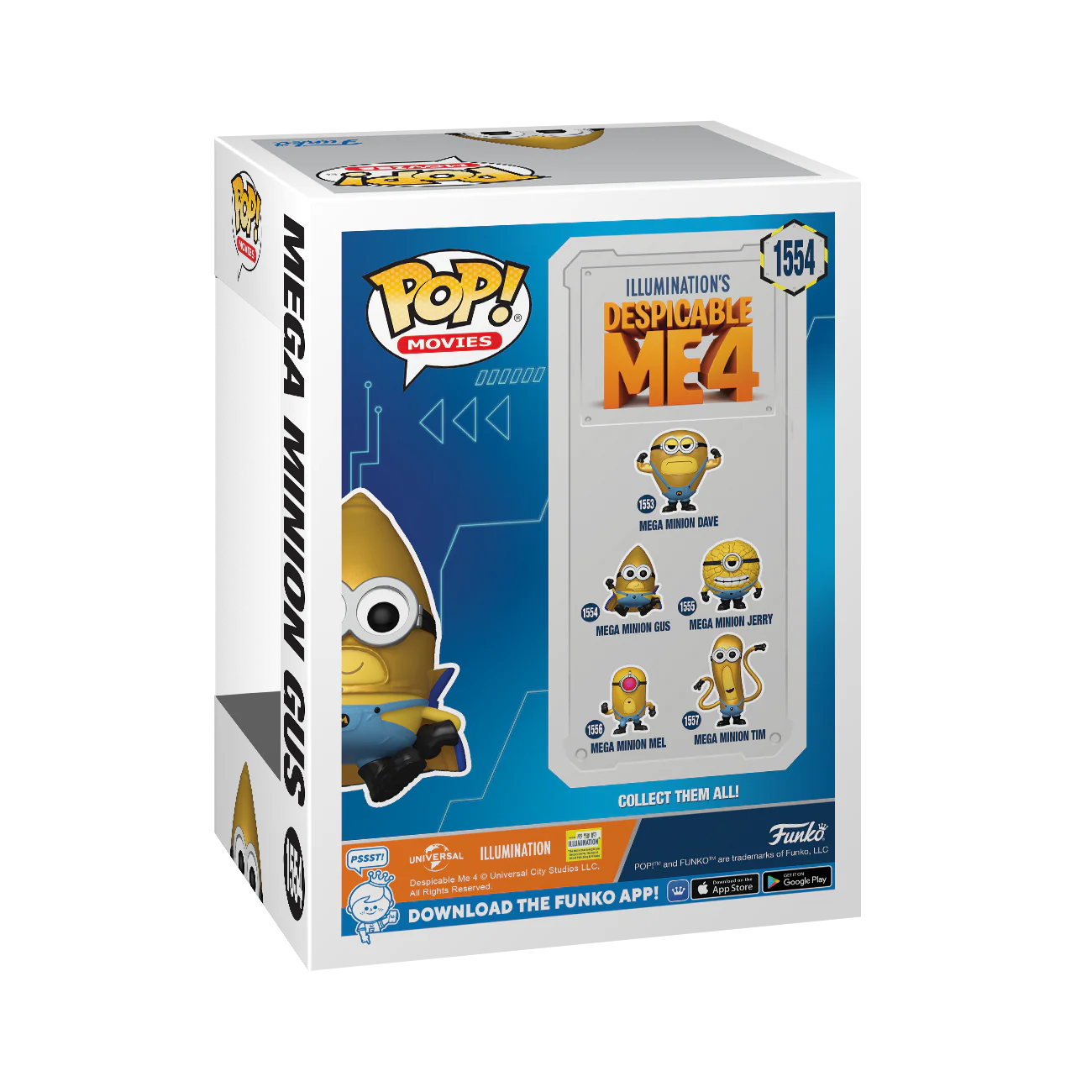 Mega Minion Gus Despicable Me 4 Funko Pop! Movies Vinyl Figure - Image 3