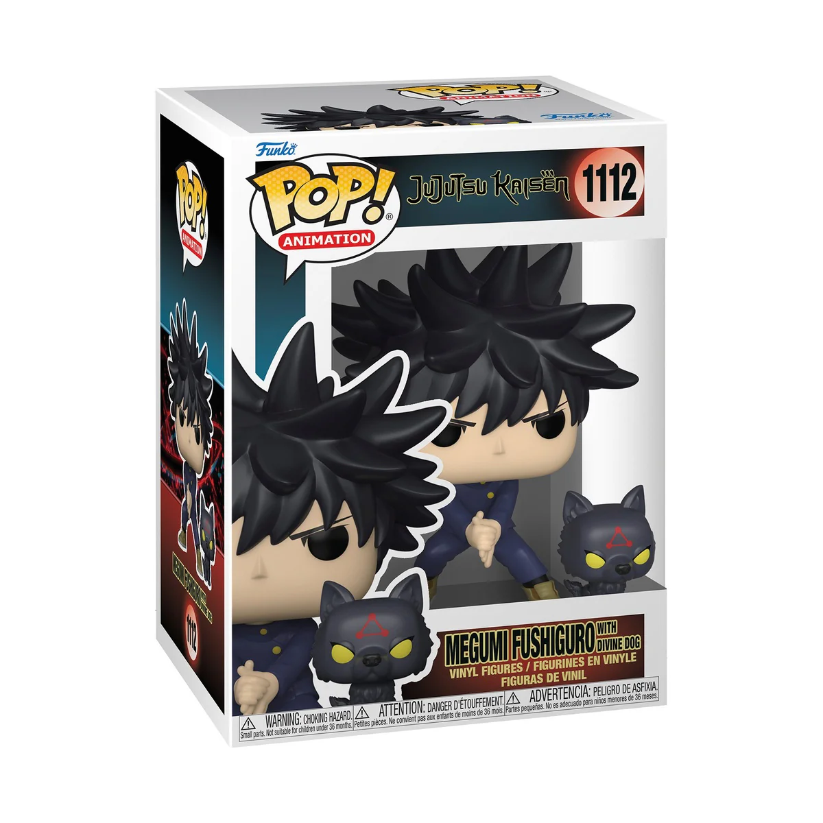 Megumi with Dog Jujutsu Kaisen Funko Pop! Anime Vinyl Figure - Image 2