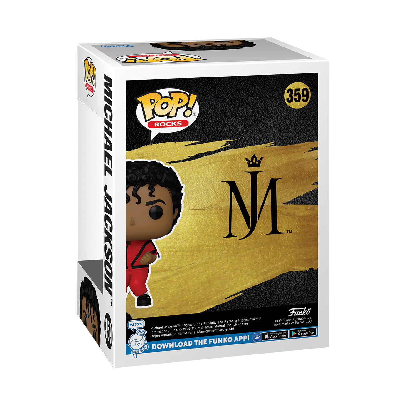 Michael Jackson (Thriller) Funko Pop! Rocks Vinyl Figure - Image 3