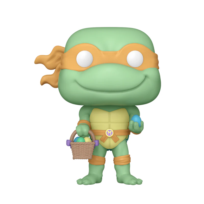 Michelangelo with Easter Basket TMNT Funko Pop! TV Vinyl Figure - Image 2