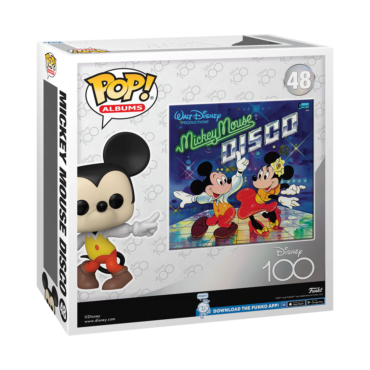 Mickey Mouse Disco Funko Pop! Album Cover Vinyl Figure - Image 3