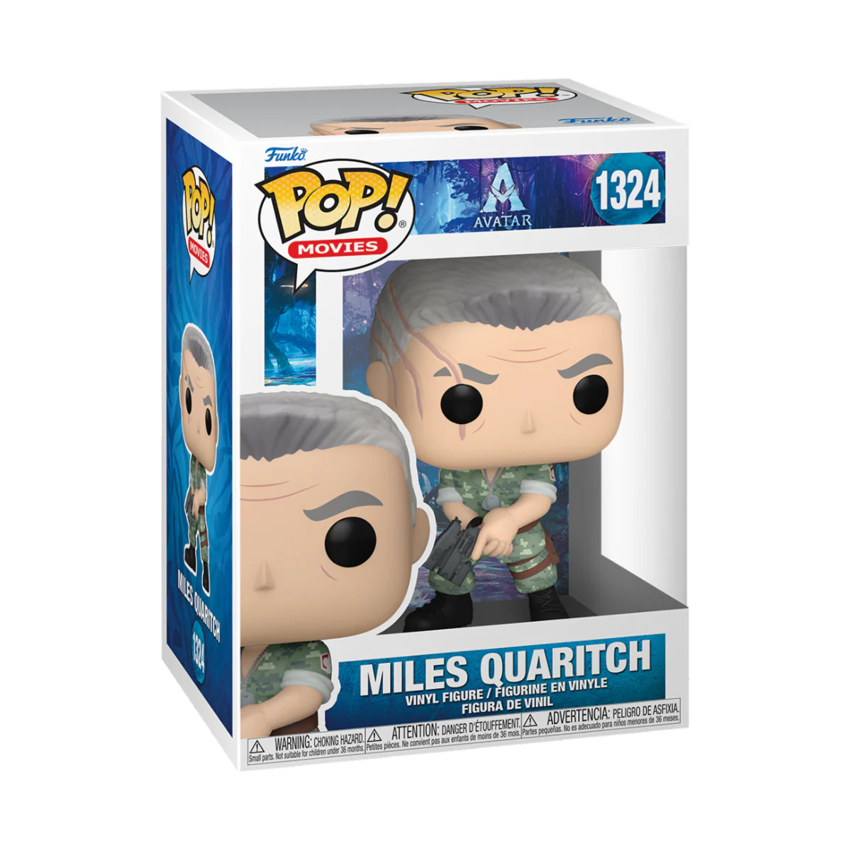 Miles Quaritch Avatar Funko Pop! Movies Vinyl Figure - Image 2