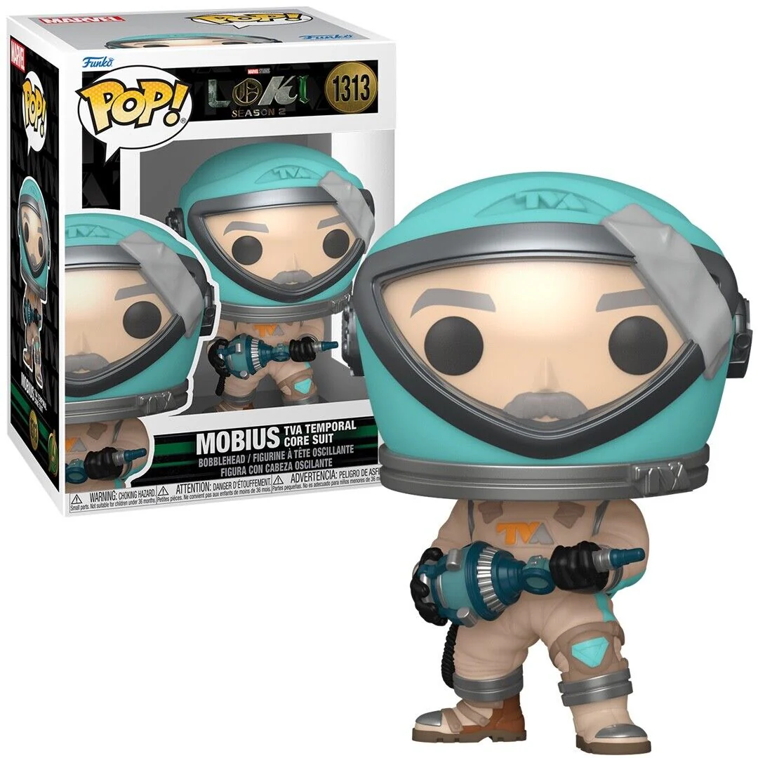 Mobius (TVA temporal Core Suit) Loki S2 Funko Pop! Marvel Vinyl Figure