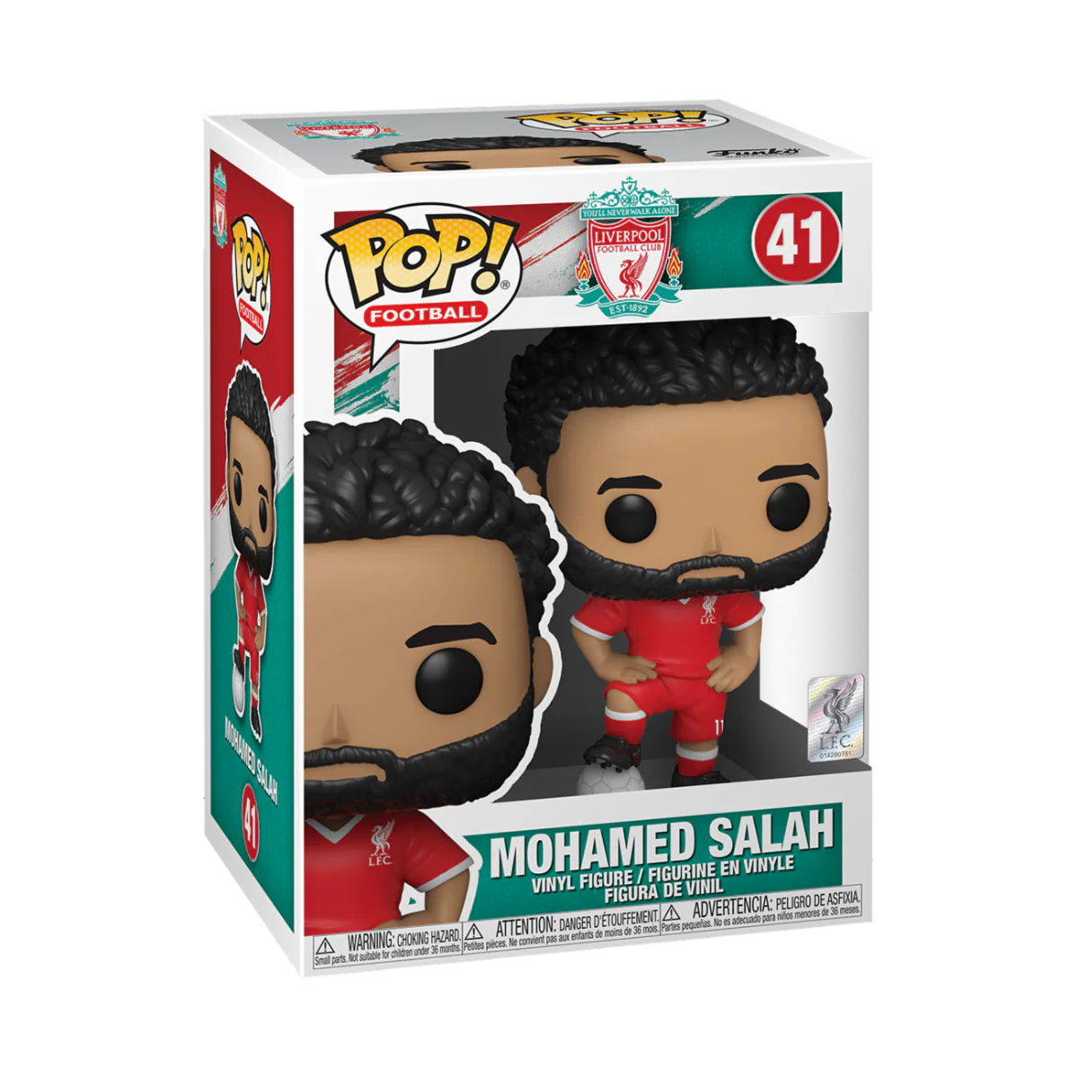 Mohamed Salah Liverpool FC Funko Pop! Sports Vinyl Figure - Image 2