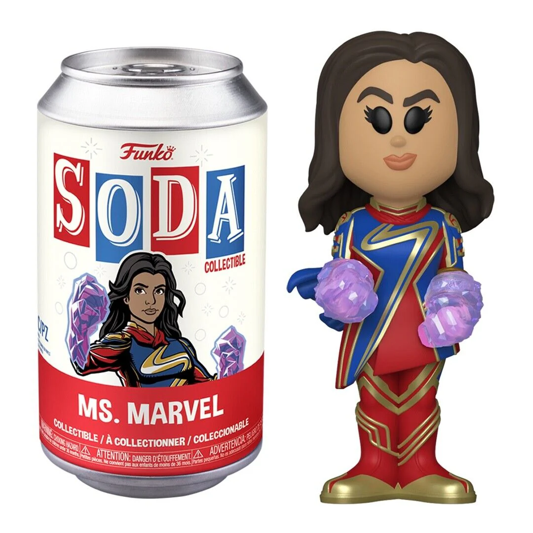 Ms Marvel The Marvels Funko Vinyl Soda Figure
