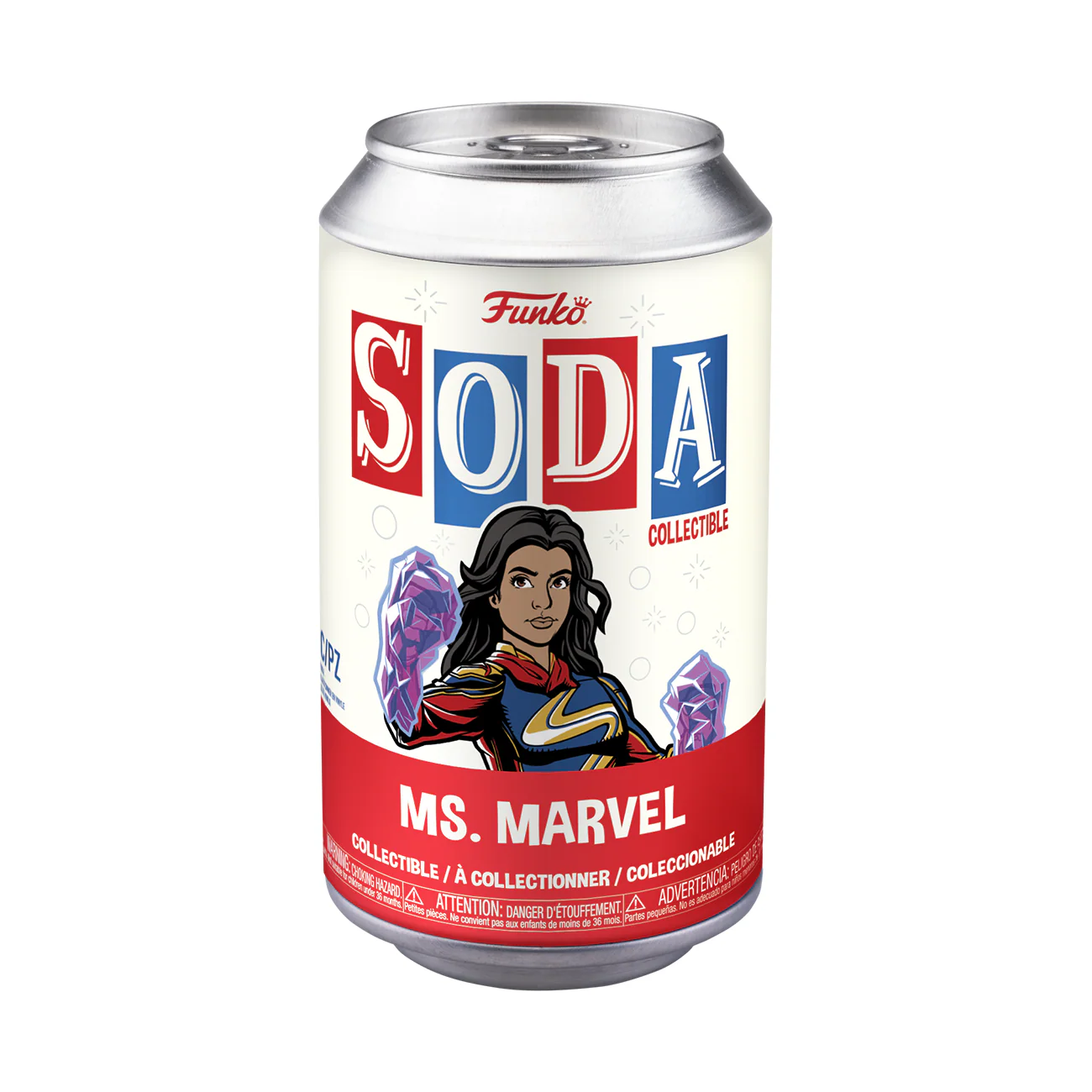 Ms Marvel The Marvels Funko Vinyl Soda Figure - Image 3