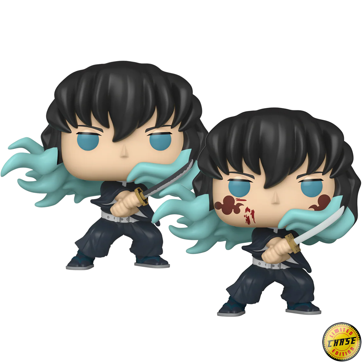 Muichiro Tokito (Attack) Demon Slayer Funko Pop! Anime Vinyl Figure Common + Chase Bundle