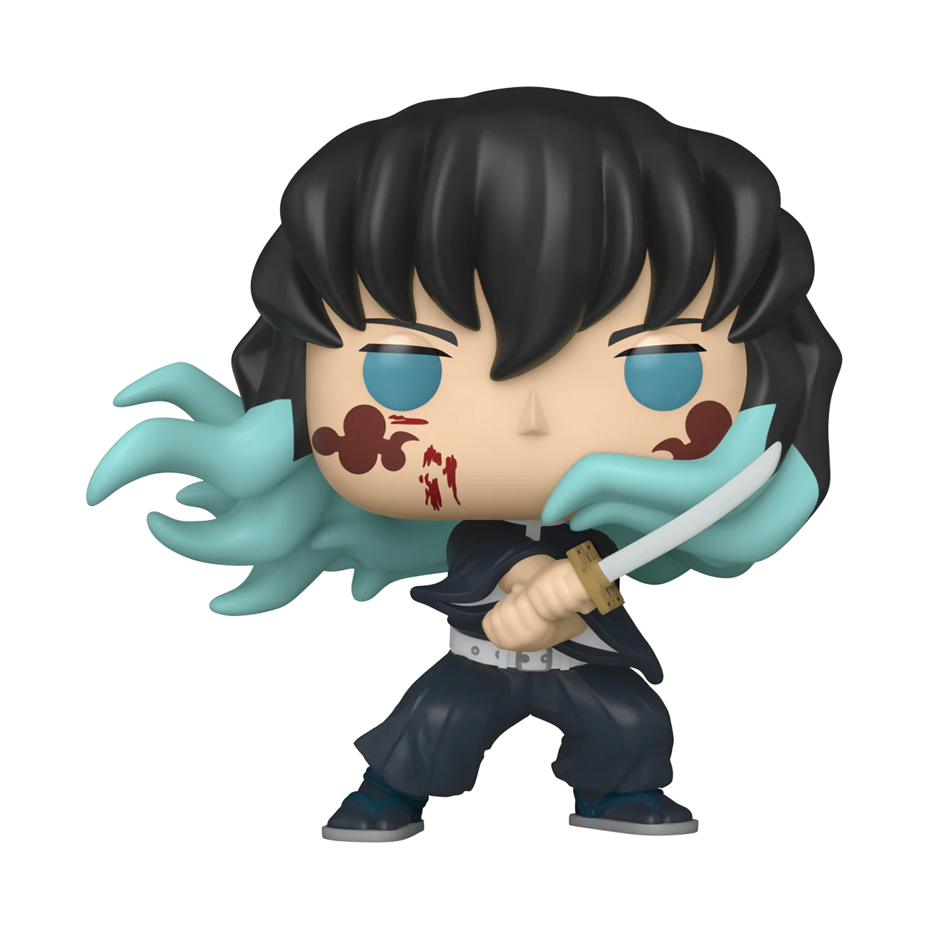 Muichiro Tokito (Attack) Demon Slayer Funko Pop! Anime Vinyl Figure Common + Chase Bundle - Image 6