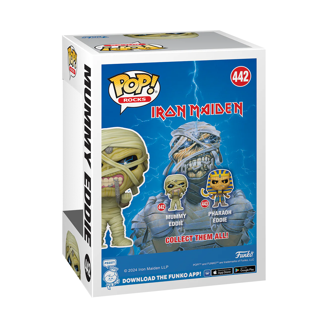 Mummy Eddie Iron Maiden Funko Pop! Rocks Vinyl Figure - Image 3