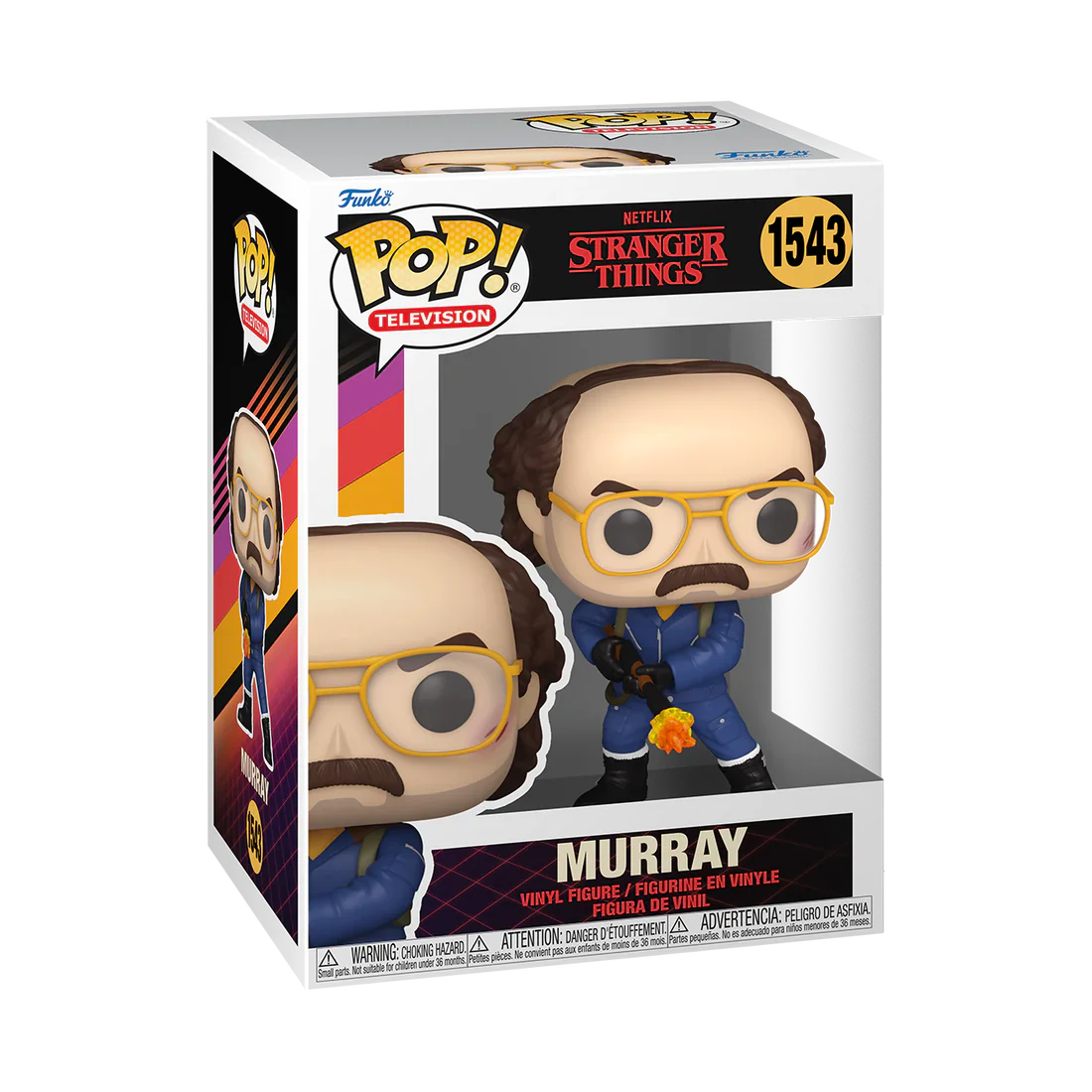 Murray Stranger Things Funko Pop! TV Vinyl Figure - Image 2