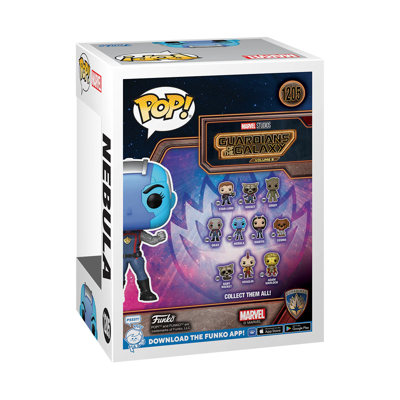 Nebula GOTG Vol 3 Funko Pop! Marvel Vinyl Figure - Image 3