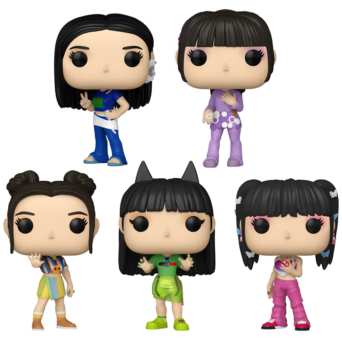 New Jeans Funko Pop! Rocks Vinyl Figure Bundle of 5