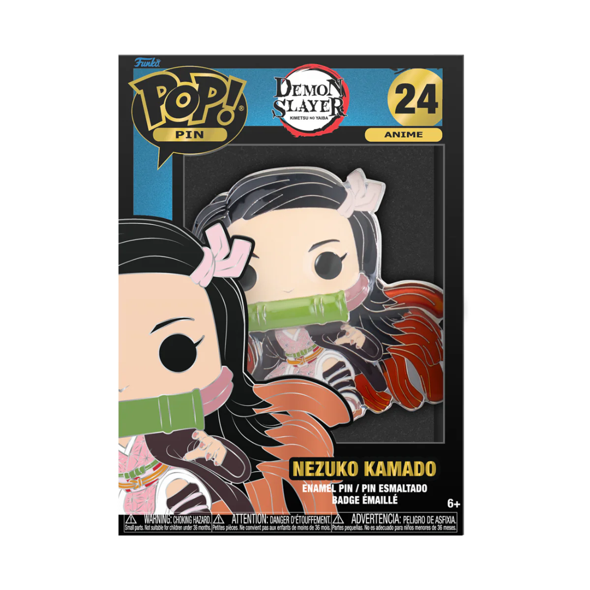 Nezuko Kamado Demon Slayer Funko Pop! Anime Pin - Image 3