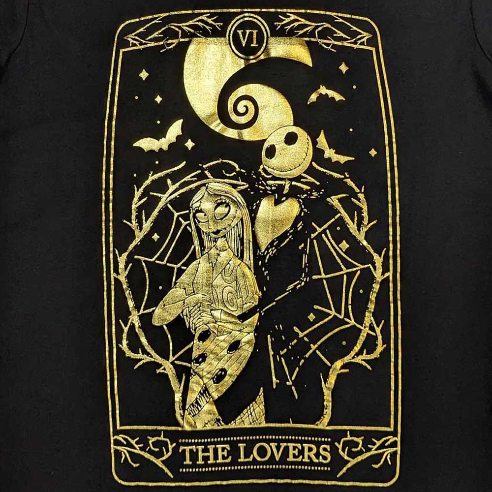 Nightmare Before Christmas T Shirt Embellished Jack and Sally Lovers Unisex - Image 3