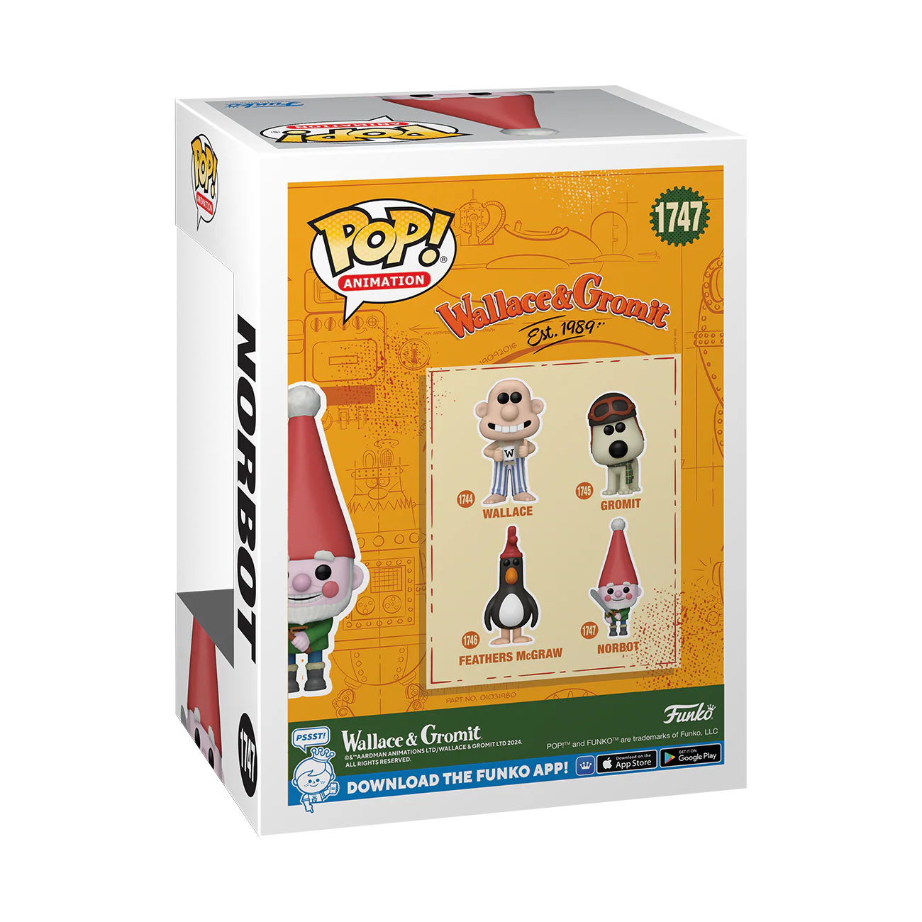 Norbot Wallace & Gromit Funko Pop! Animation Vinyl Figure - Image 3