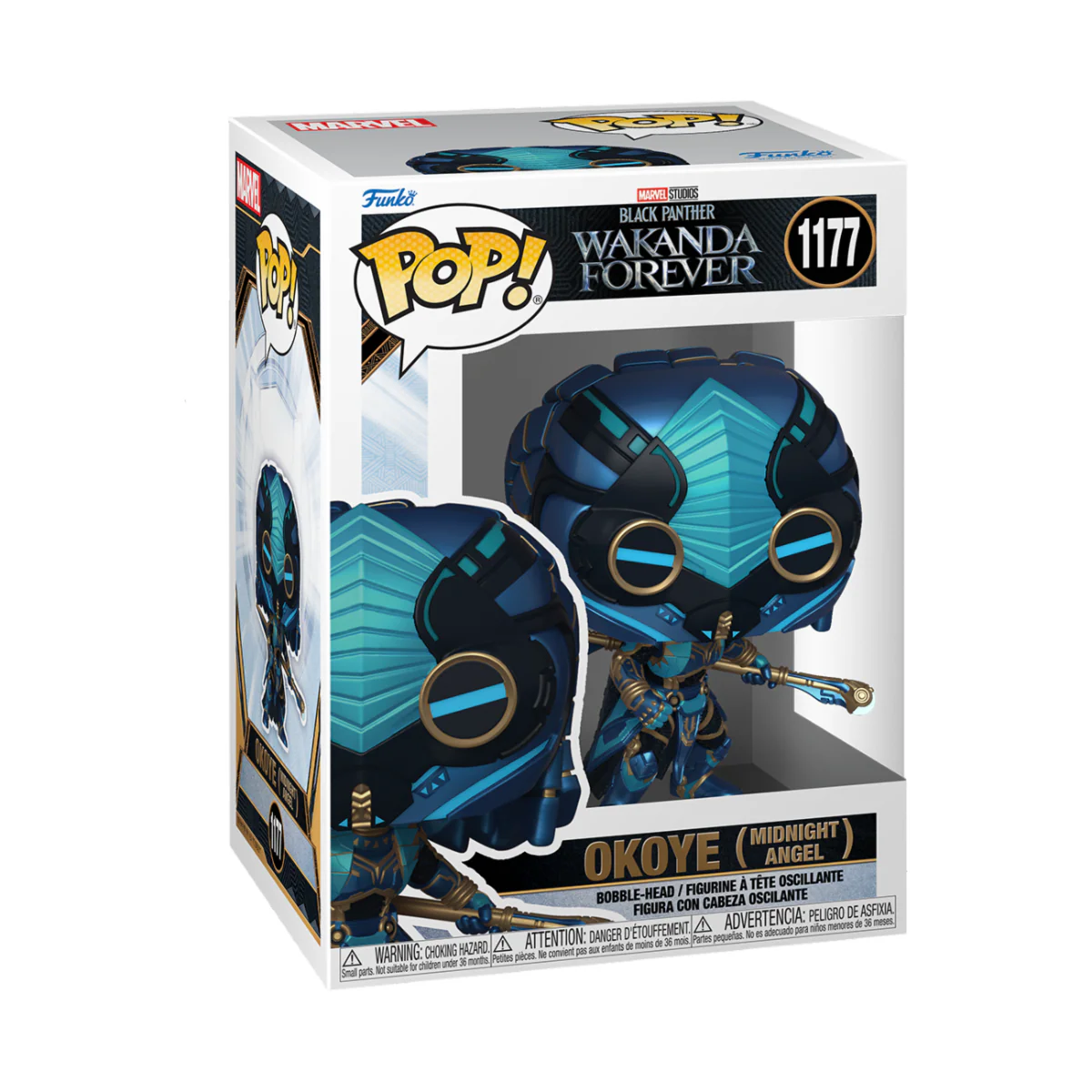 Okoye (Midnight Angel) Black Panther Funko Pop! Marvel Vinyl Figure - Image 3