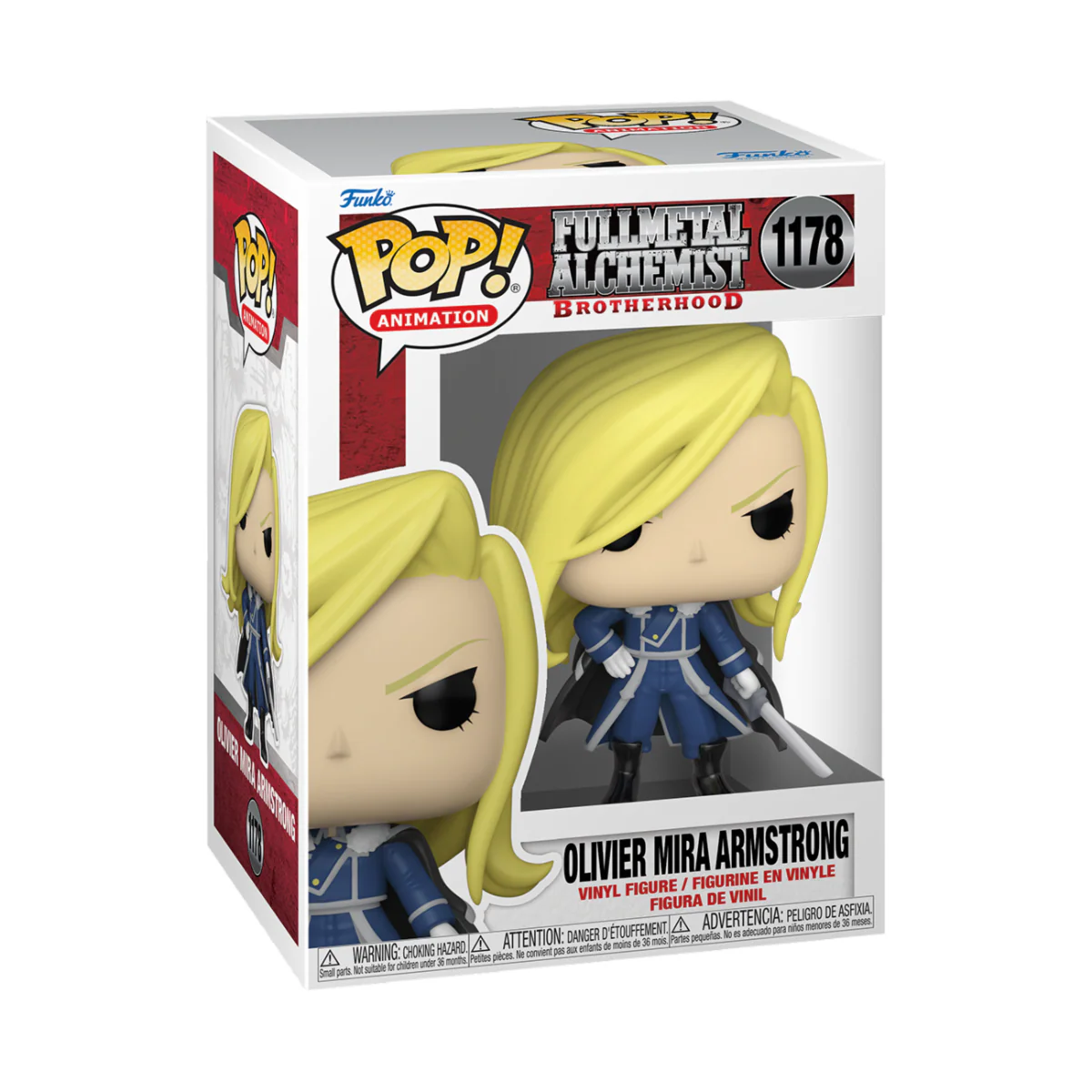 Olivier Mira Armstrong Fullmetal Alchemist Funko Pop! Anime Vinyl Figure - Image 2