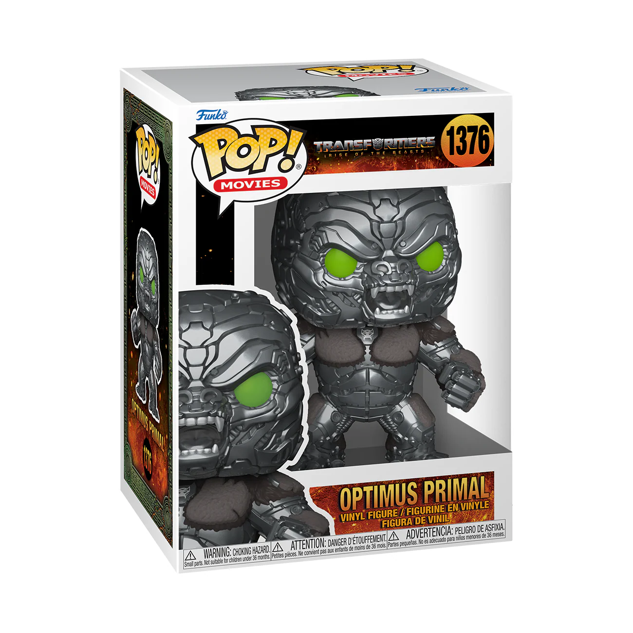 Optimus Primal Transformers Rise of the Beasts Funko Pop! Movies Vinyl Figure - Image 3