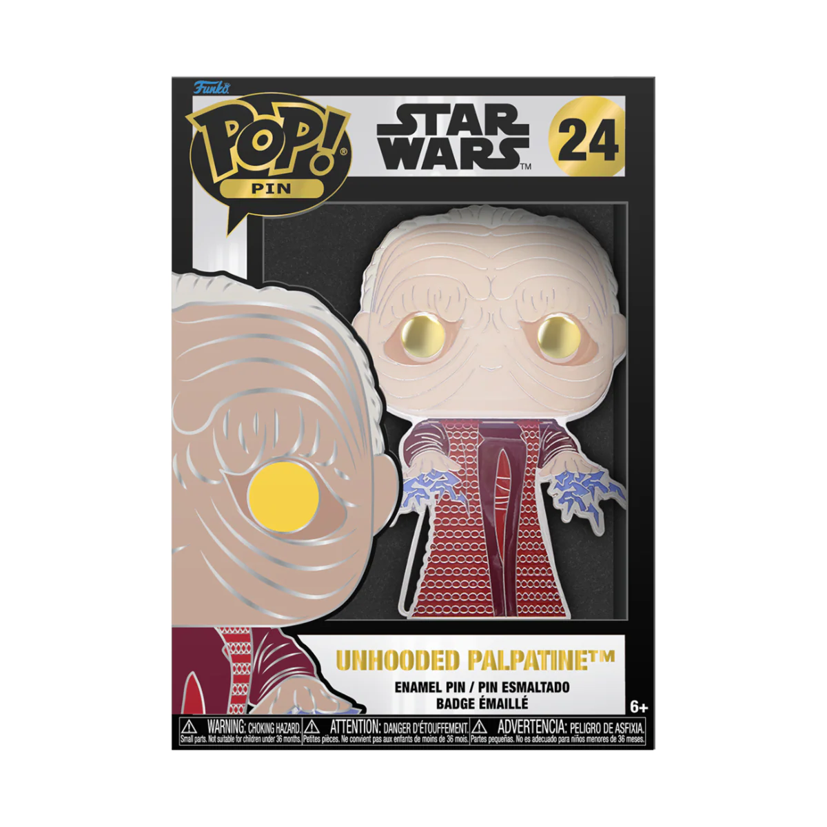 Palpatine Funko Pop! Star Wars Pin - Image 3