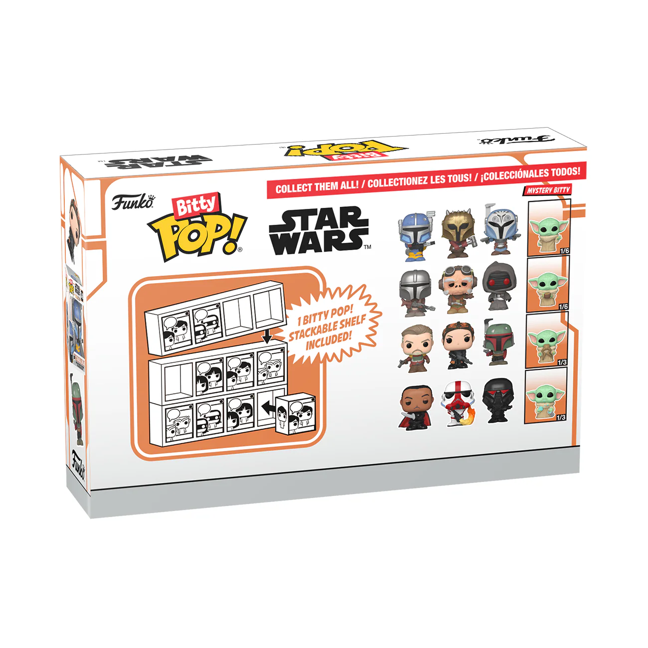 Paz Vizsla 4-Pack The Mandalorian Funko Bitty Pop! Star Wars Vinyl Figures - Image 3