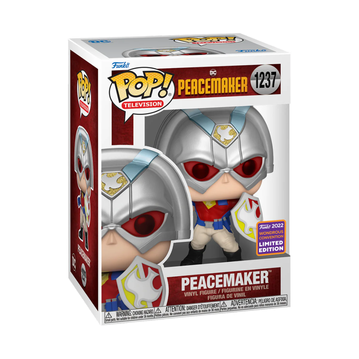 Peacemaker w/Shield Funko Pop! DC Comics Vinyl Figure - Image 2