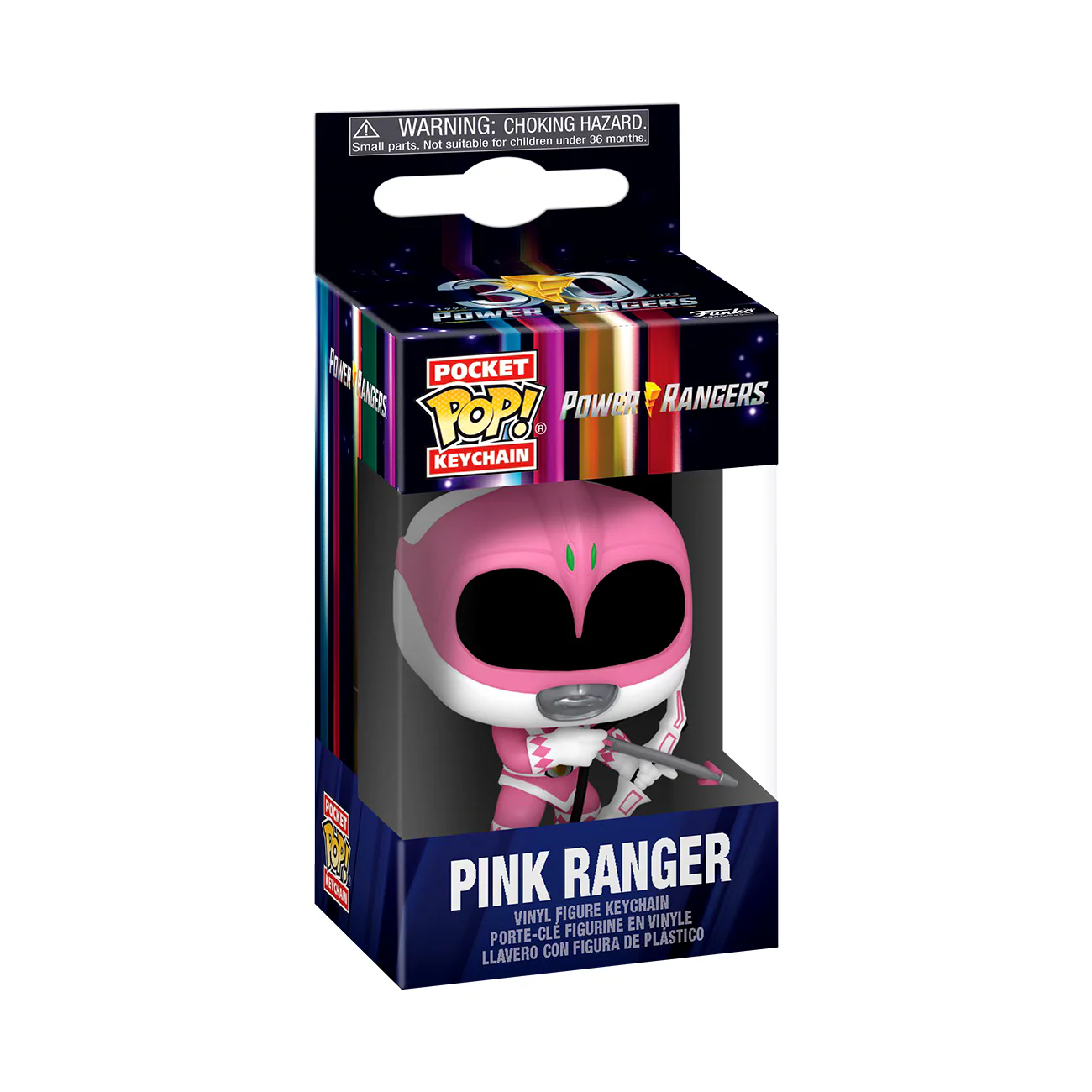 Pink Ranger Power Rangers Funko Pocket Pop! TV Keychain - Image 3