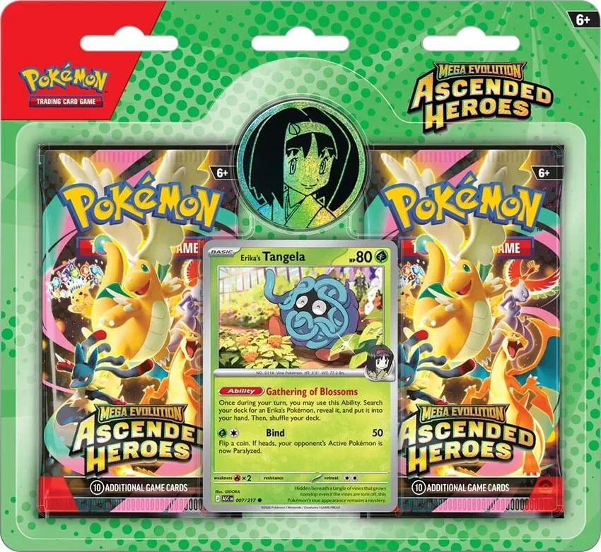 Pokémon TCG: Mega Charizard UPC + Ascended Heroes 2-Pack Blister Bundle - Image 4