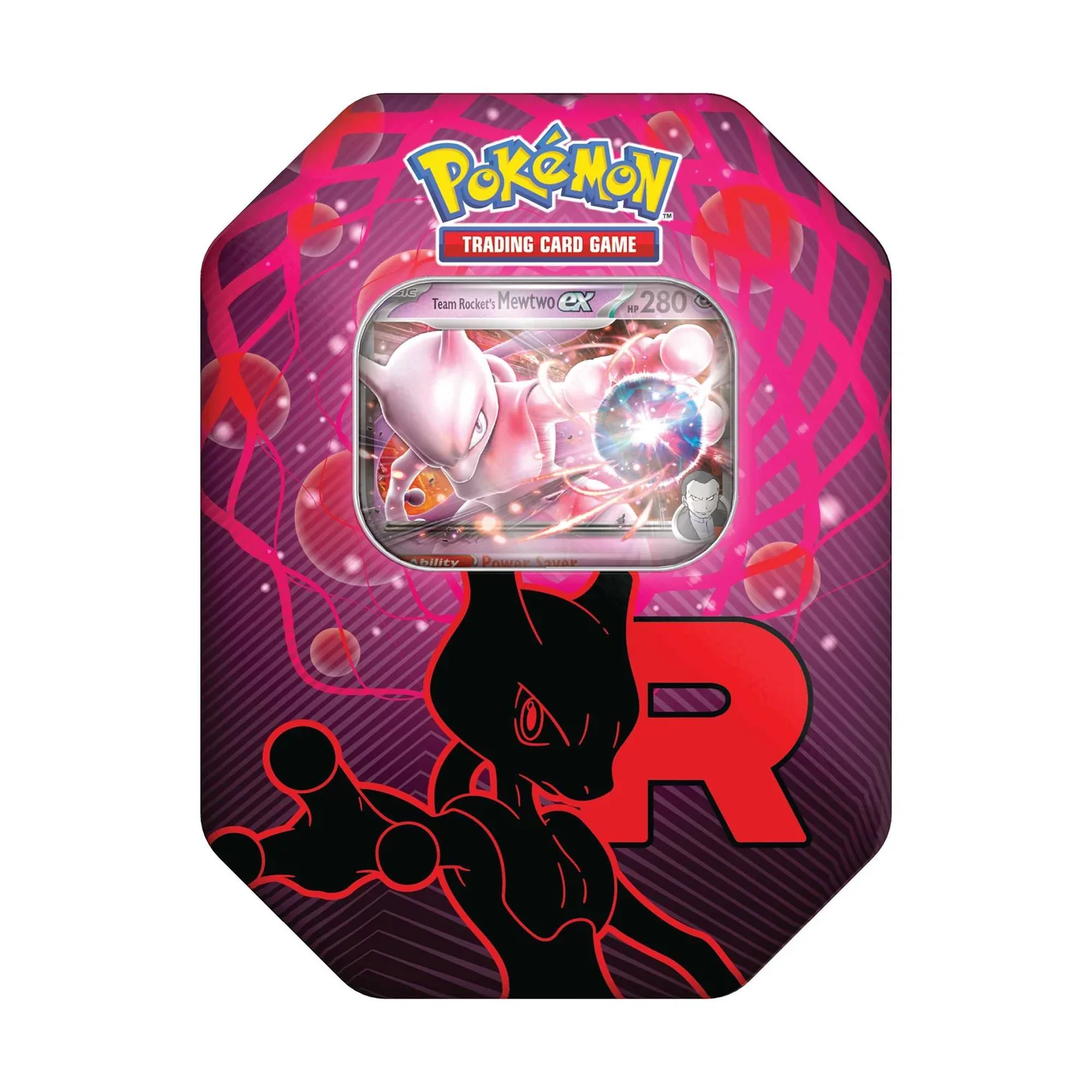 Pokémon TCG: Mewtwo ex Team Rocket Tin